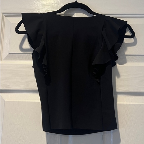 NWOT Commando Black top with ruffles size XS - Picture 2 of 5